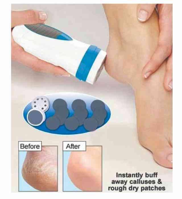 PEDISPIN FEET SHAVER 7