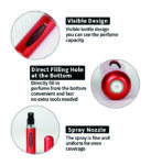 PERFUME AUTOMIZER (Portable 5ml Mini Atomizer Bottles, Refillable Perfume Spray, Scent Pump Case)