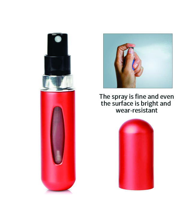 PERFUME AUTOMIZER (Portable 5ml Mini Atomizer Bottles, Refillable Perfume Spray, Scent Pump Case) 4