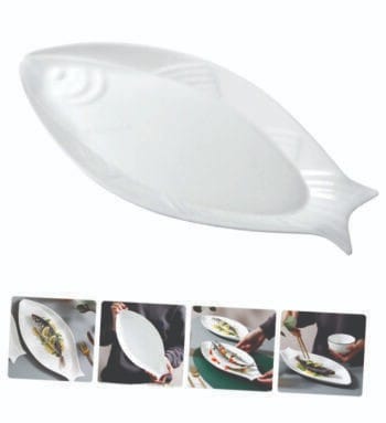 PORCELAIN FISH SHAPE PLATE (Unbreakable Fish Shaped Ceramic Plates)