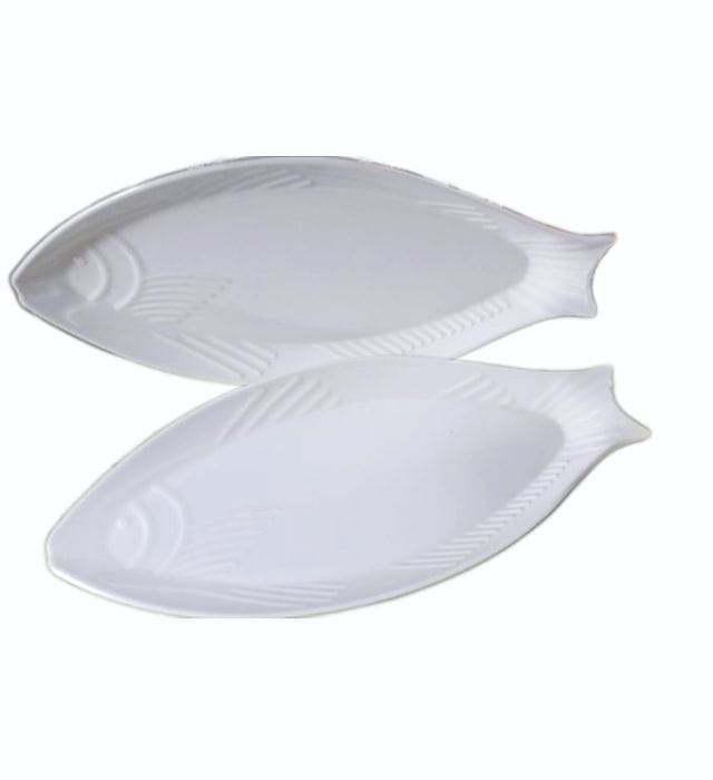 PORCELAIN FISH SHAPE PLATE (Unbreakable Fish Shaped Ceramic Plates)