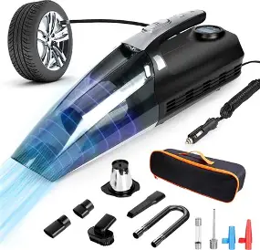 PORTABLE VACUUM (Portable Handheld 12V Car Vaccum Cleaner)