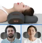 Pillow massager (Heads Relaxation Massage Pillow Electric Shoulder Back Heating Kneading therapy Neck Massage Vibrator Waist Leg Stress Relief)