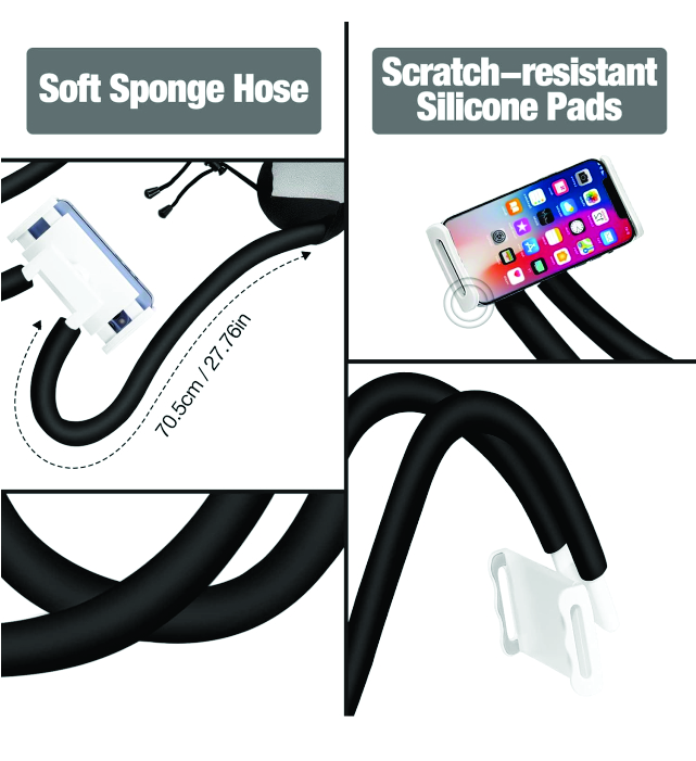 Pleasure phone holder (Neck Phone Holder, Lazy Gooseneck Phone Pillow Holder Bracket) 6