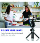 ROBOTIC SMART PHONE HOLDER (360 Rotation Smart face Tracking Tripod)