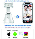ROBOTIC SMART PHONE HOLDER (360 Rotation Smart face Tracking Tripod)
