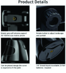 ROBOTIC SMART PHONE HOLDER (360 Rotation Smart face Tracking Tripod)
