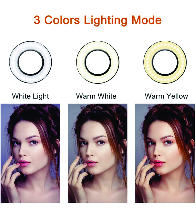 SELFIE RING LIGHT(SELF STANDING WITH MIC HOLDER) 5