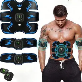 SMART FITNESS (Smart EMS Electric Pulse Treatment Massager Abdominal Muscle Trainer Wireless Sports Muscle Stimulator Fitness Massage)