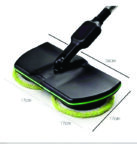 SUPER MAID (Cordless Electronic Spinning Mop ,3-in-1Rechargeable Powered Floor Cleaner Scrubber Polisher Mop, Handheld Vacuum Floor and Carpet Tile Sweeper with 4 Microfiber Pads and 2 Polisher Pads)