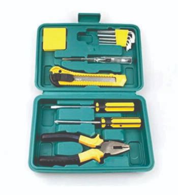 TOOL BOX(12PC Portable Mini Toolbox Auto Car Truck Repair Tool Set Emergency Kits Tool kit)