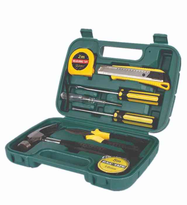TOOL BOX(9PC Portable Mini Toolbox Auto Car Truck Repair Tool Set Emergency Kits Tool kit)