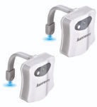 Toilet motion sensor light