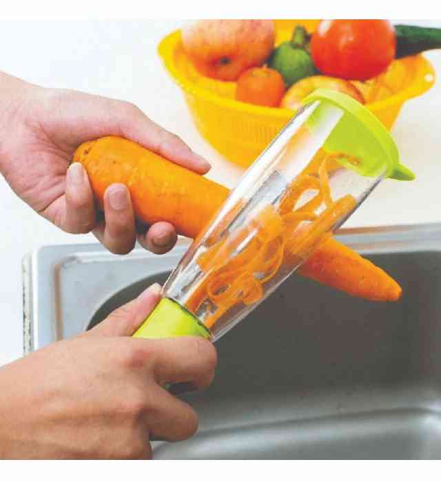 VEGETABLE SLICER SKIN PEELER(Multifunctional Peeler With Storage Box) 1