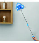 WALL TILE CLEANER (Window Cleaner 3 in 1 Handle Telescopic Stick Doors Glass Window Professional Floor Cleaning Parquet Marble Tile Mop Mop Triangular Rotating Cleaning Extendable)