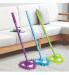 WALL TILE CLEANER (Window Cleaner 3 in 1 Handle Telescopic Stick Doors Glass Window Professional Floor Cleaning Parquet Marble Tile Mop Mop Triangular Rotating Cleaning Extendable)