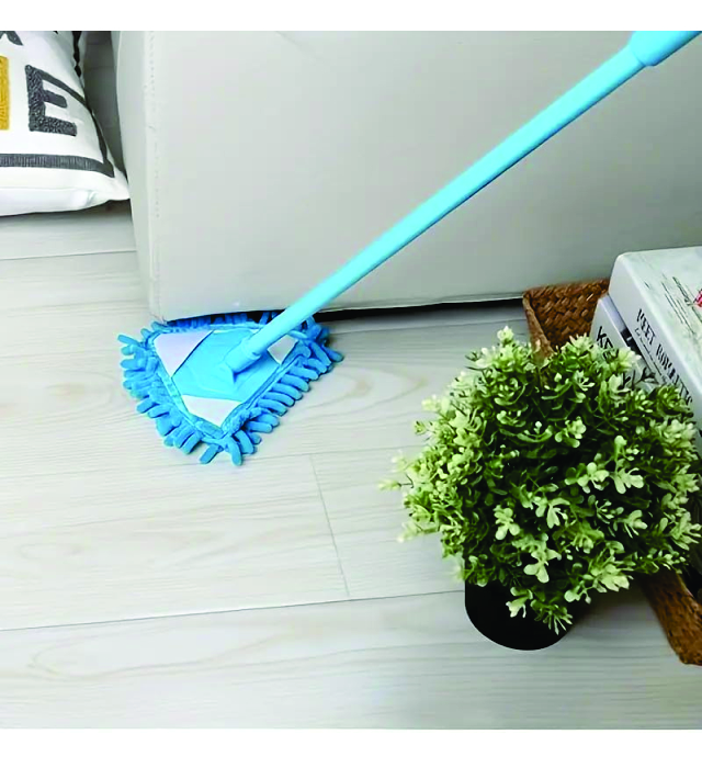 WALL TILE CLEANER (Window Cleaner 3 in 1 Handle Telescopic Stick Doors Glass Window Professional Floor Cleaning Parquet Marble Tile Mop Mop Triangular Rotating Cleaning Extendable) 3