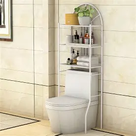 WC shelf (Bathroom/Toilet Rack For Towel And Soaps)