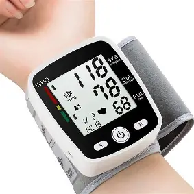 WRIST PLACED BLOOD PRESSURE MONITOR
