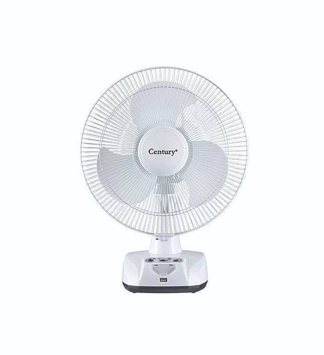 12 Inches CENTURY TABLE TOP Rechargeable Fan