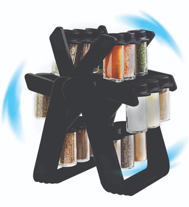 18 PIECES SPICE RACK