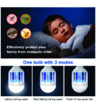 2IN1 INSECT ZAPPER LIGHT