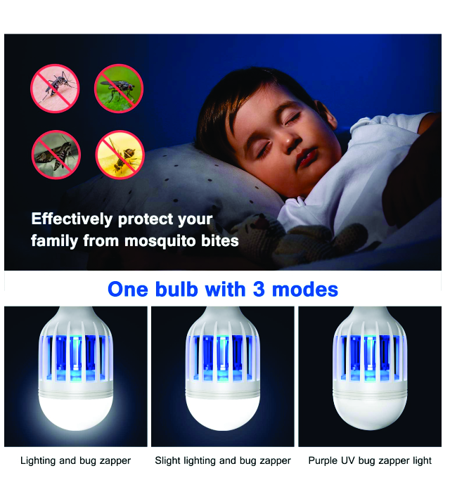 2IN1 INSECT ZAPPER LIGHT 2