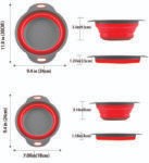 2IN1 SILICONE SIEVE (Collapsible Kitchen Colander, Strainer Colander Set)