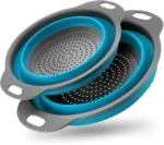 2IN1 SILICONE SIEVE (Collapsible Kitchen Colander, Strainer Colander Set)