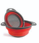 2IN1 SILICONE SIEVE (Collapsible Kitchen Colander, Strainer Colander Set)