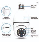 360 degree rotational camera (WiFi Security Camera HD 1080P Night Vision Motion Detection Mobile Tracking 2-Way Talk Pan Tilt for Home Kid Pet Nancy Security)