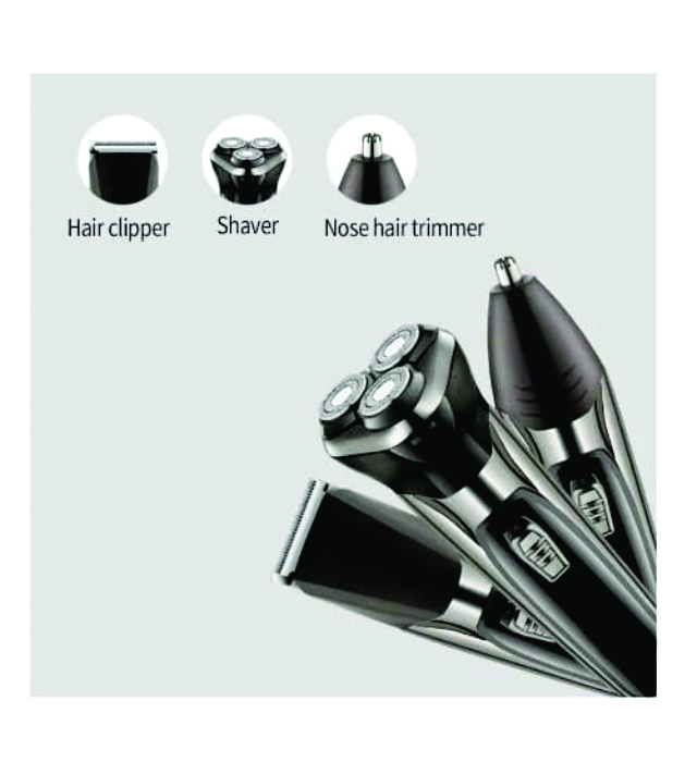 3IN1 SOKANY HAIR CARE (Electric Rechargeable 3 In 1 Shaver, Hair Clipper and Nose Trimmer) 2