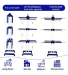 3LAYERS CLOTHES HANGER