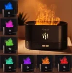 AROMA DIFFUSER (180ml Flame Effect Essential Oil Diffuser and Mini Air Humidifier)