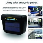 AUTO COOL FAN (Solar Power Car Auto Air Vent Cool Fan Cooler Ventilation System Radiator Exhaust Heat Fan)