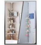 BATHROOM CORNER SHELF (Adjustable 4 Tier Telescopic Shower Corner)