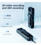 Body Surveillance camera (High Definition Portable Camcorder, Wearable Night Vision Video Recorder, Body Worn Camera Loop Recording)