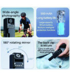 Body Surveillance camera (High Definition Portable Camcorder, Wearable Night Vision Video Recorder, Body Worn Camera Loop Recording)