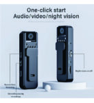 Body Surveillance camera (High Definition Portable Camcorder, Wearable Night Vision Video Recorder, Body Worn Camera Loop Recording)