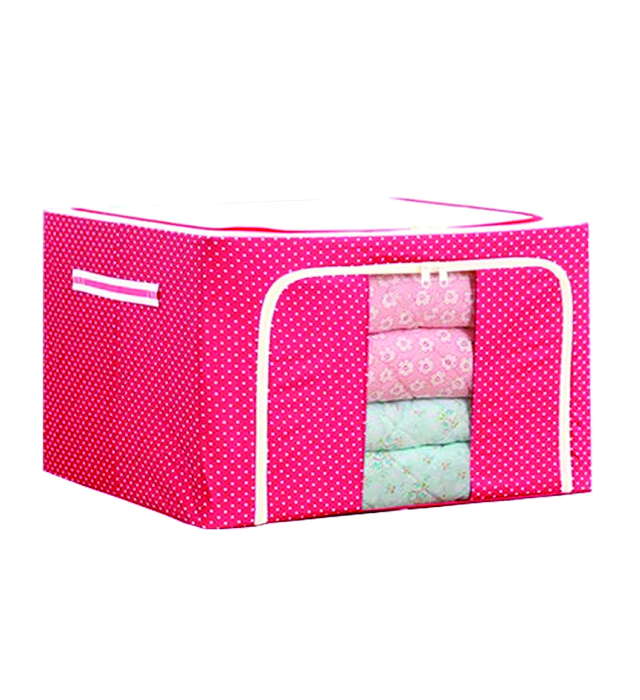 CLOTH ORGANIZER 100L (Large Capacity Organizer with Reinforced Handle Thick Fabric)