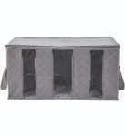 CLOTH ORGANIZER 65L (Wardrobe Organizer Storage Bag Box Blanket Pillow Under bed Storage Bag Foldable Box)