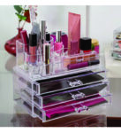 COSMETIC ORGANIZER (Compactor Home 3 Drawer Cosmetic Organiser Transparent)