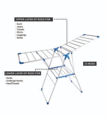 DRYING RACK (Butterfly Foldable Clothes Dryer Stand with Weather Resistant Frame)