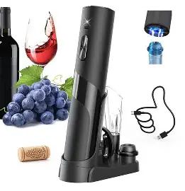 ELECTRIC AND RECHARGEABLE WINE OPENER
