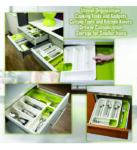 EXPANDABLE CUTLERY TRAY (Plastic Drawer Holder to Store Organize Spoons Toiletries)