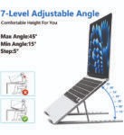 FLAT STEEL LAPTOP STAND (Foldable Laptop Stand)