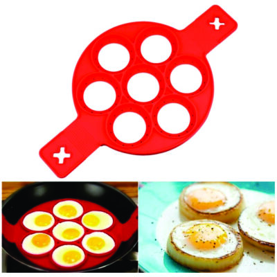 FLIPPING PANCAKE (Nonstick Fried Silicone Egg Mold Round Pancake Maker)