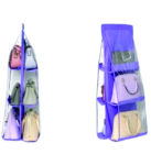 HANGING PURSE ORGANIZER (2 Face Bag Hanger, Transparent Bag Organizer and Holder)