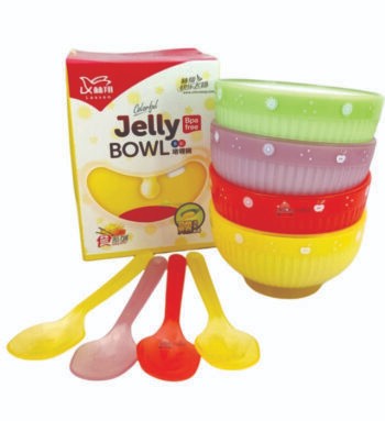 JELLY BOWL (Baby Feeding Bowl and Spoon Set)