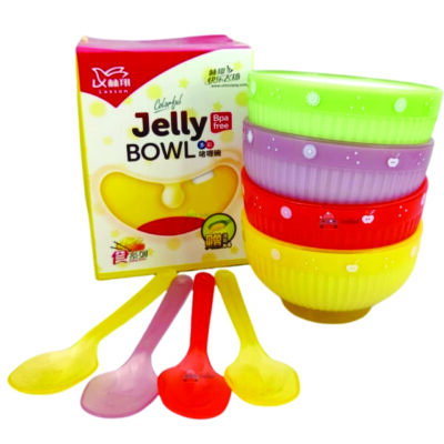 JELLY BOWL (Baby Feeding Bowl and Spoon Set)